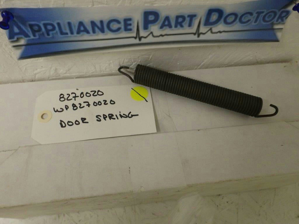 KENMORE WHIRLPOOL DISHWASHER 8270020 WP8270020 DOOR SPRING USED KENMORE WHIRLPOOL DISHWASHER 8270020 WP8270020 DOOR SPRING USED